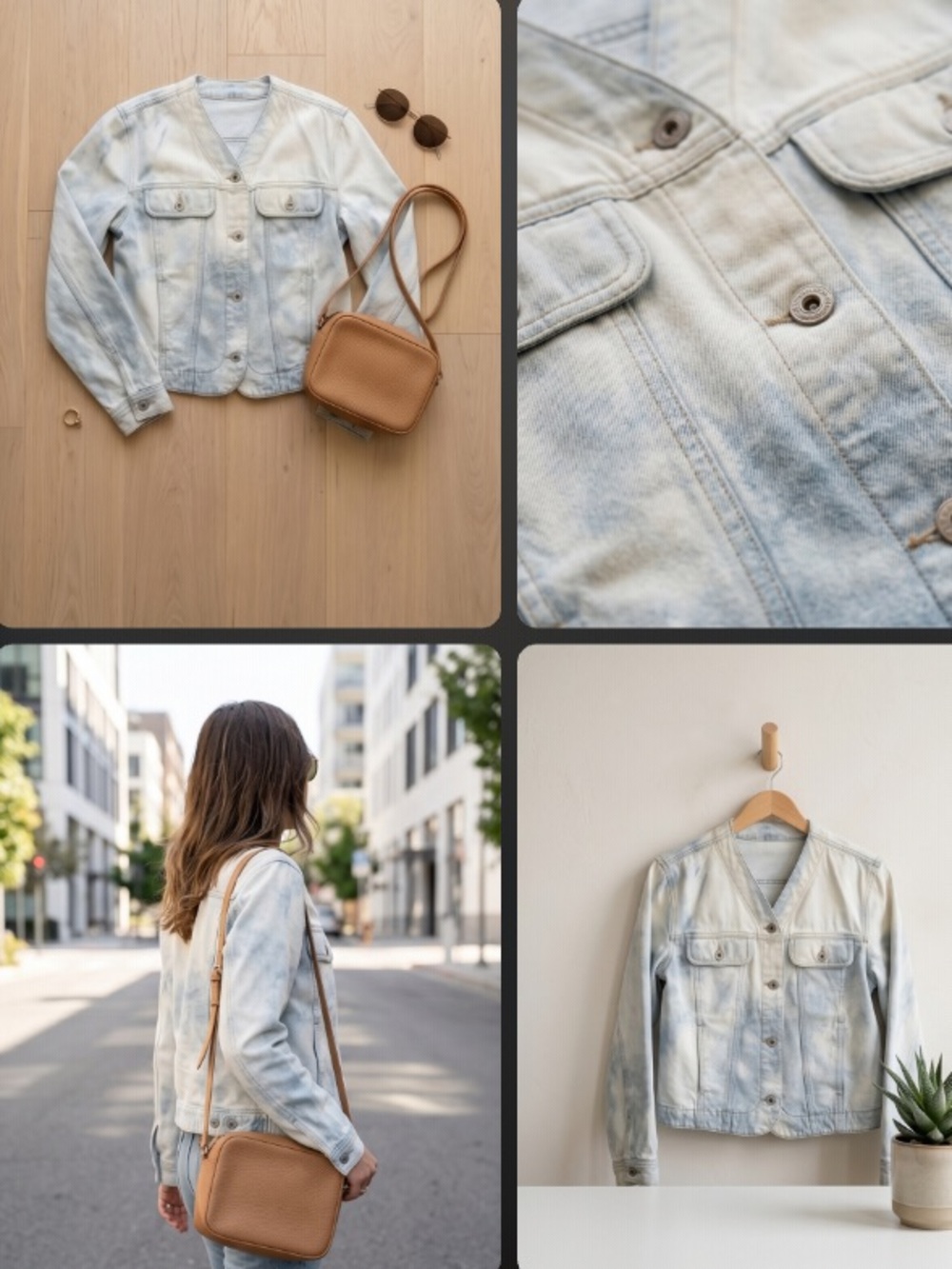 Vintage | Vintage jean jacket Liz Claiborne denim jacket Handmade OOAK EUC M